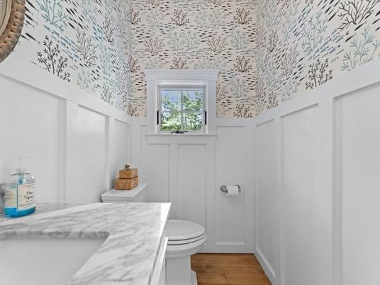 Bathroom, Interior, Wood Texture Flooring