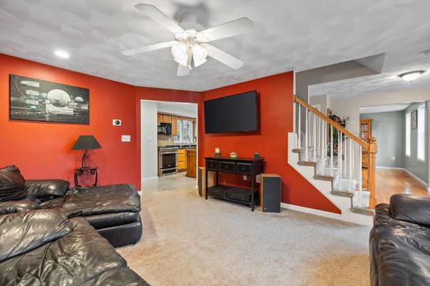 Interior, Kitchen, Living room, Recessed Lighting