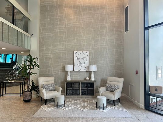 Interior, Recessed Lighting, Stone Walls