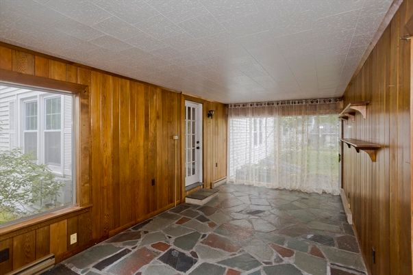 Empty room, Interior, Wooden Walls