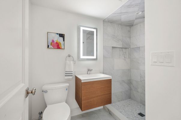 Bathroom, Interior, Marble Walls