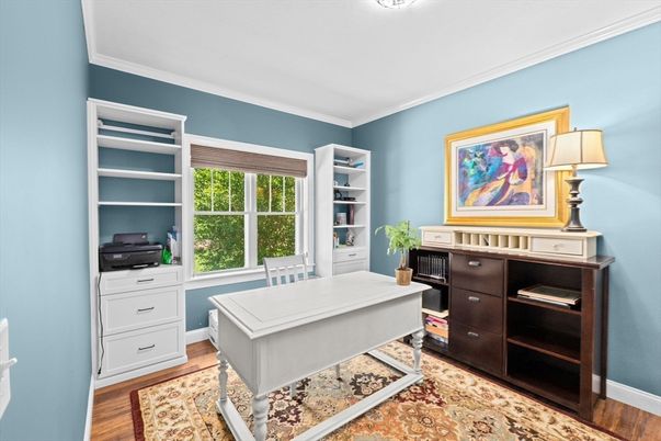Home Office, Interior, Wood Texture Flooring