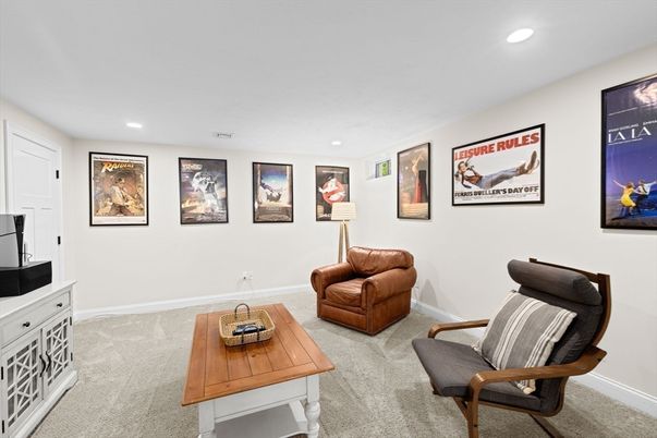 Interior, Living room, Recessed Lighting