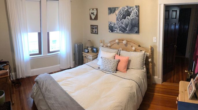 Bedroom, Interior, Wood Texture Flooring