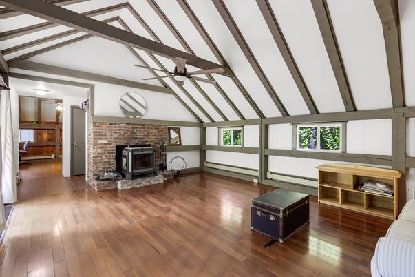 Fireplace, Interior, Wooden Beams, Wood Texture Flooring