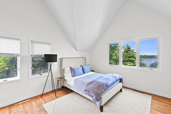 Bedroom, Interior, Water, Wood Texture Flooring
