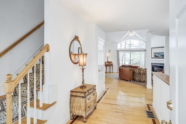 Fireplace, Interior, Living room, Wood Texture Flooring