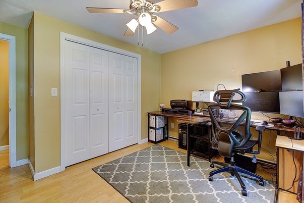 Home Office, Interior, Wood Texture Flooring