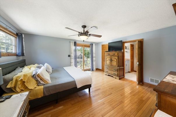 Bedroom, Interior, Wood Texture Flooring