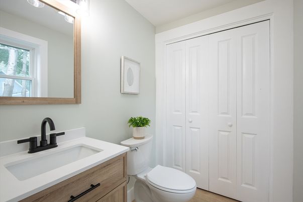 Bathroom, Interior, Wood Texture Flooring