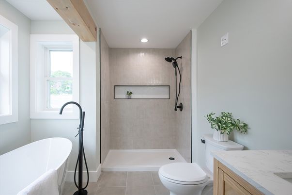 Bathroom, Free Standing Baths, Interior, Recessed Lighting