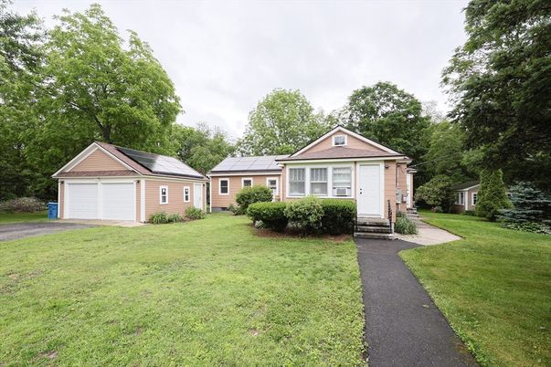 Backyard, Detached Garage, Exterior, Solar Panels