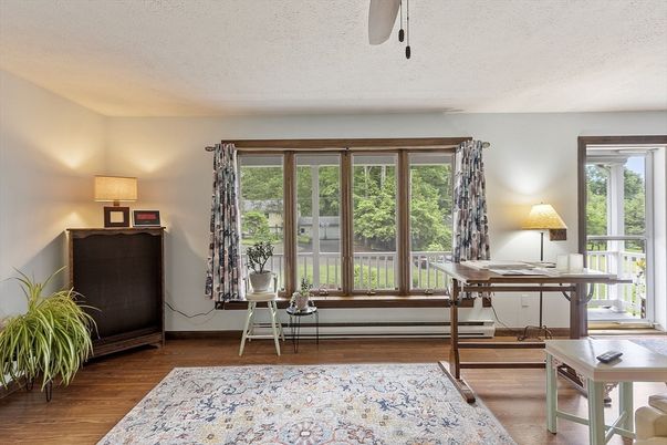 Home Office, Interior, Wood Texture Flooring