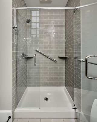 Bathroom, Glass Shower, Interior
