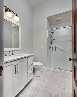 Bathroom, Glass Shower, Interior