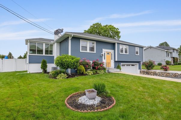 Attached, Backyard, Exterior, Facade, Raised Ranch