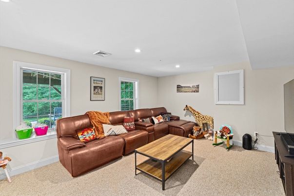 Interior, Living room, Recessed Lighting