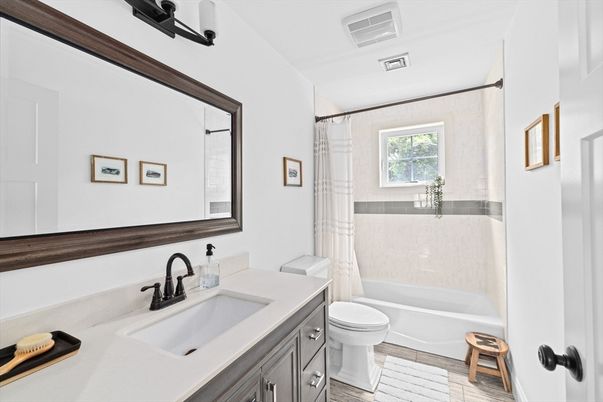 Bathroom, Interior, Wood Texture Flooring
