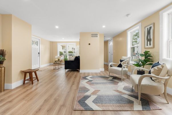 Interior, Recessed Lighting, Wood Texture Flooring