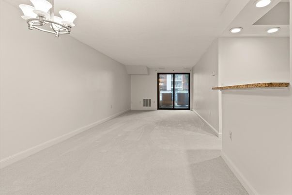 Chandelier, Empty room, Interior, Recessed Lighting