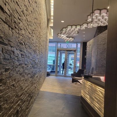 Interior, Recessed Lighting, Stone Walls