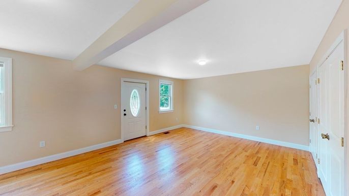 Empty room, Interior, Wood Texture Flooring