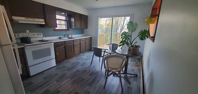 Dining room, Interior, Kitchen, Wood Texture Flooring