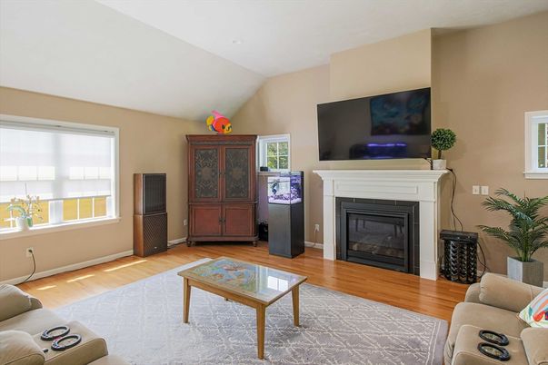 Fireplace, Interior, Living room, Wood Texture Flooring