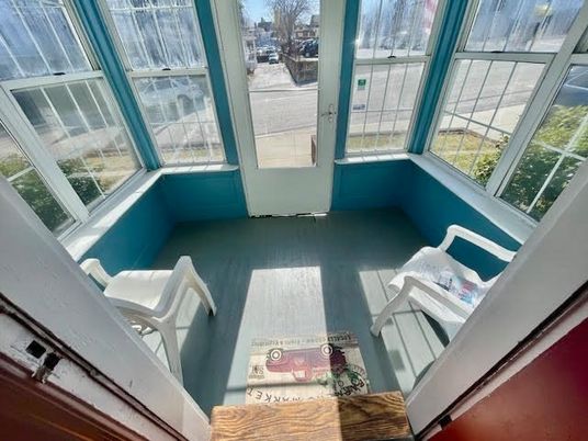 Interior, Sun Room, Wood Texture Flooring