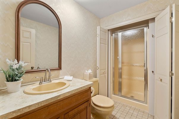 Bathroom, Glass Shower, Interior