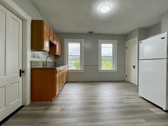 Interior, Kitchen, Wood Texture Flooring