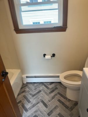 Bathroom, Interior, Wood Texture Flooring