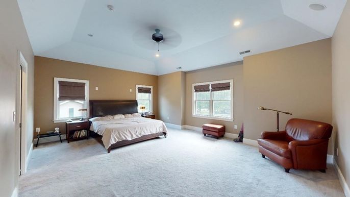 Bedroom, Interior, Recessed Lighting