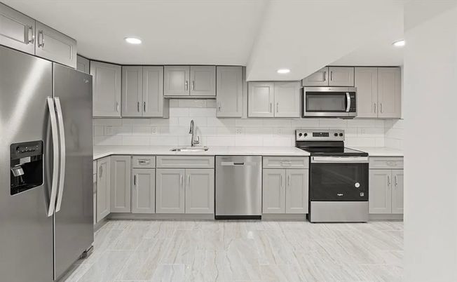 Interior, Kitchen, Recessed Lighting, Stainless Steel Appliances