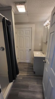 Bathroom, Interior, Wood Texture Flooring