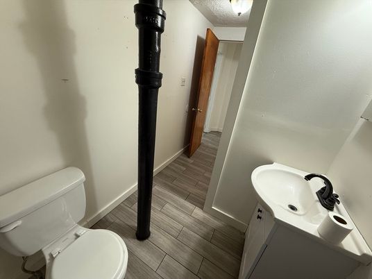 Bathroom, Interior, Wood Texture Flooring