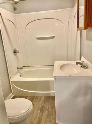 Bathroom, Interior, Wood Texture Flooring
