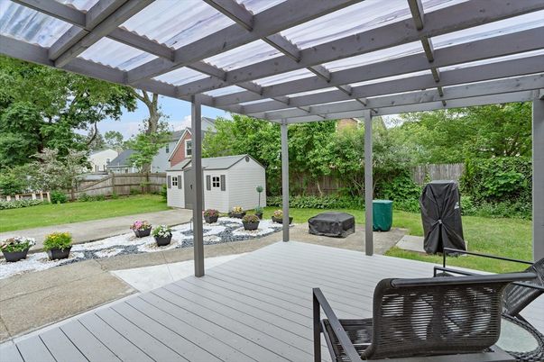 Backyard, Detached Garage, Exterior