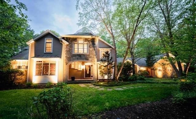 Backyard, Exterior, Facade, Brick Traditional
