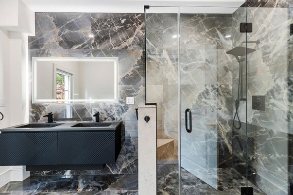 Bathroom, Glass Shower, Interior