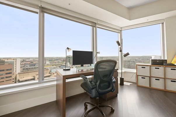 Home Office, Interior, Wood Texture Flooring