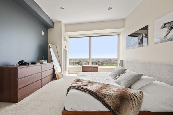 Bedroom, Interior, Recessed Lighting