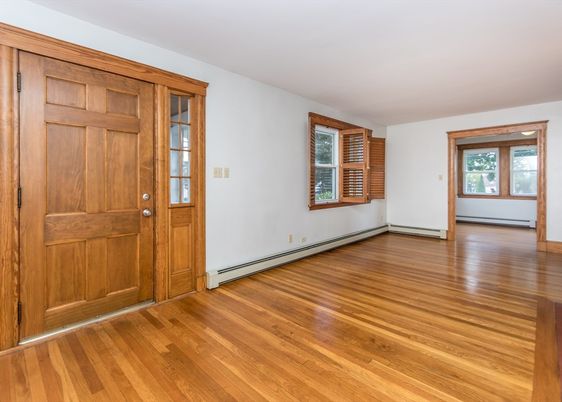 Empty room, Interior, Wood Texture Flooring