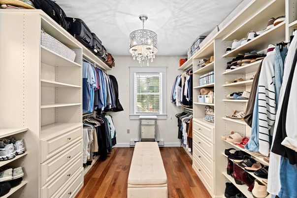 Chandelier, Interior, Walk-in Closets, Wood Texture Flooring