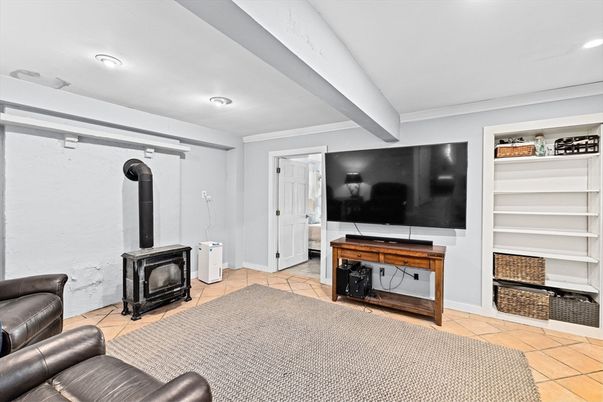 Fireplace, Interior, Recessed Lighting