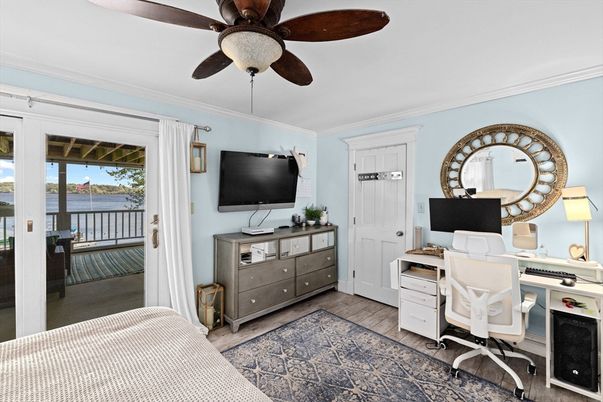 Home Office, Interior, Water, Wood Texture Flooring