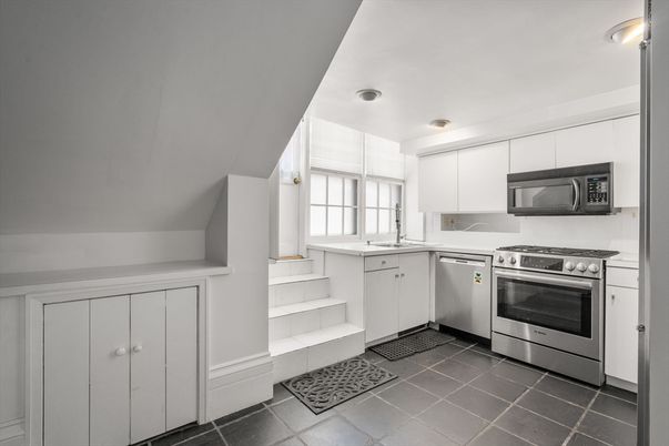 Interior, Kitchen, Recessed Lighting, Stainless Steel Appliances