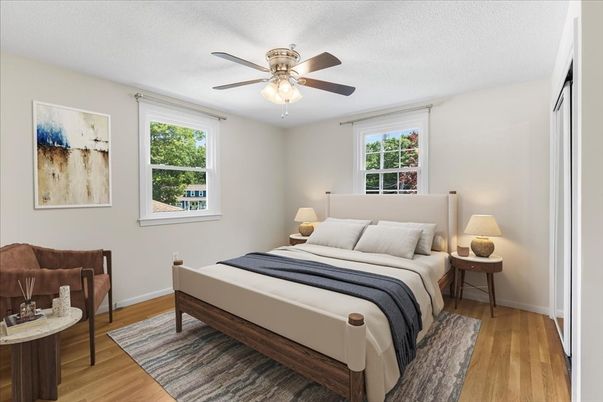 Bedroom, Interior, Wood Texture Flooring