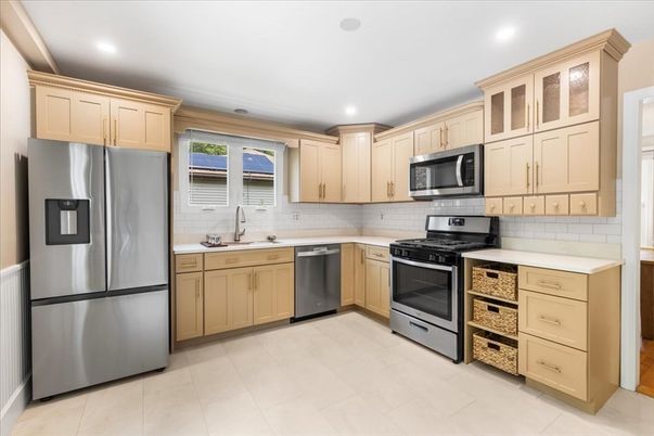 Interior, Kitchen, Recessed Lighting, Stainless Steel Appliances