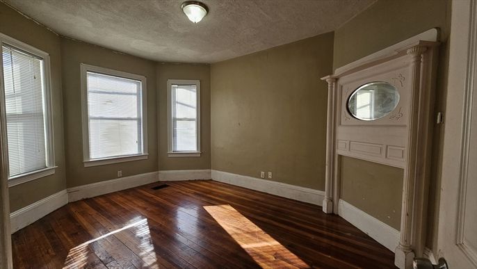 Empty room, Interior, Wood Texture Flooring